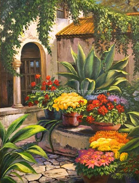 Classical landscape painting | Pintura de jardín, Pinturas hermosas, Cuadros de paisajes