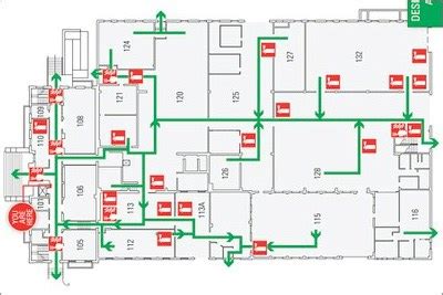 Emergency Evacuation Floor Plan Sample | Floor Roma