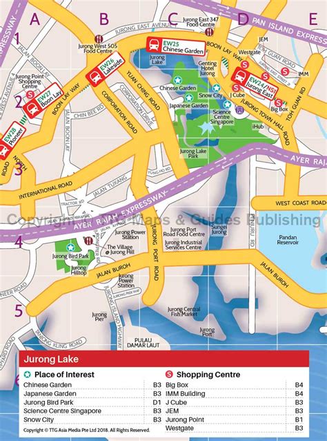 Jurong Island Map