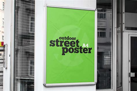 Free Street Poster Mockup PSD | Free Mockups, Best Free PSD Mockups ...