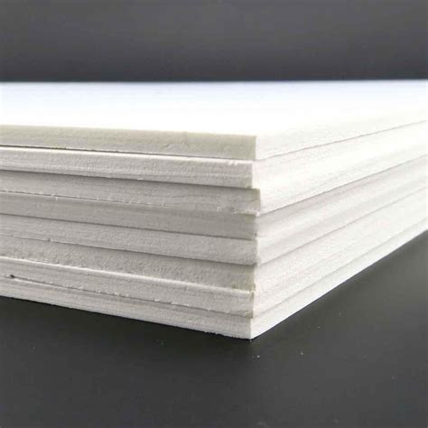 Sibe-r Plastic Supply White PVC Foam Board Plastic Mm Thick, 54% OFF