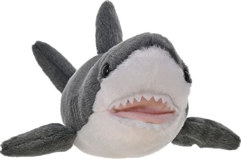 Wild Republic Great White Shark Plush, Stuffed Animal, Plush Toy, Gifts ...