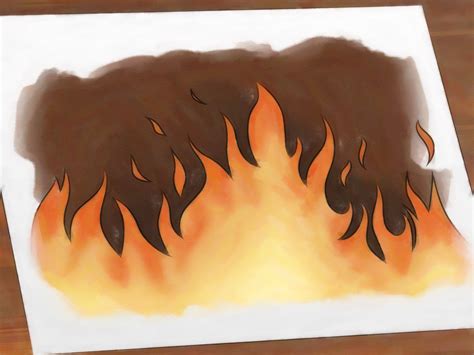 Realistic Fire Drawing at GetDrawings | Free download