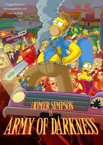 Homer Simpson vs. The Army of Darkness | Homer simpson, The simpsons, Simpsons treehouse of horror