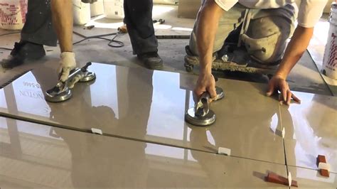 How To Install Porcelain 2’x4′ (24″x48″) Floor Tile