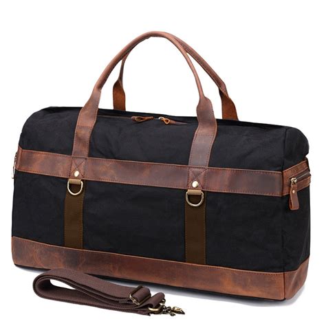 Personalized Duffel Bag Leather Weekend Bag Overnight Bag - Etsy