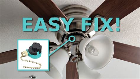 How To Replace Light Pull Chain On Hunter Ceiling Fan | Homeminimalisite.com