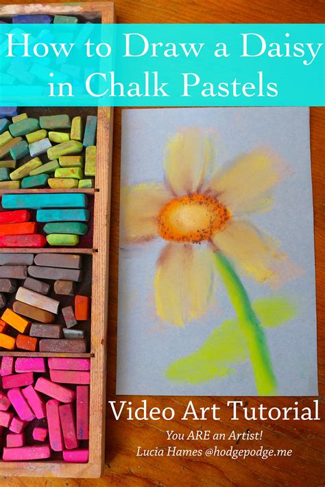 Daisy Chalk Pastel Art Tutorial - Your BEST Homeschool