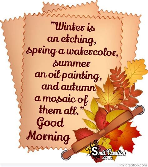 Good Morning Autumn Quotes Pictures - SmitCreation.com