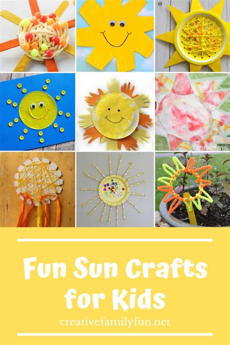 Awesome Sun Crafts for Kids - Creative Family Fun