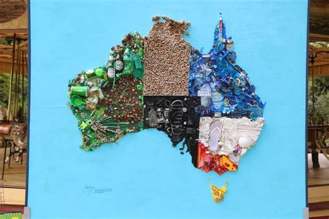 Plastic pollution of Australia's beaches and oceans inspires unusual ...