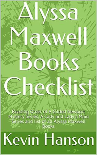 Alyssa Maxwell Books Checklist: Reading Order of A Gilded Newport Mystery Series, A Lady and ...