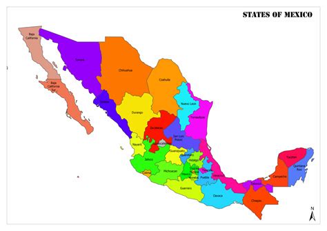 States of Mexico | Mappr