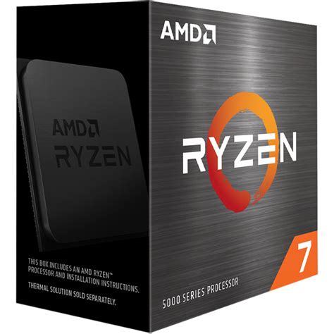 AMD Ryzen 7 5800X 3.8 GHz Eight-Core AM4 100-100000063WOF B&H