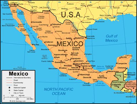 Mexico City Usa Map - Dorisa Josephina