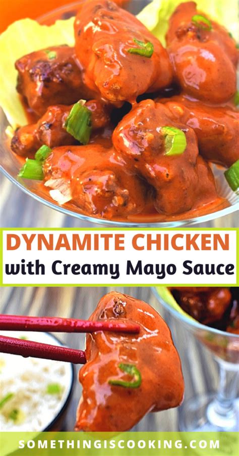 Dynamite Chicken with Creamy Mayo Sauce Recipe