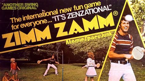 ZIMM ZAMM TETHER TENNIS ORIGINAL SWING GAMES OUTDOOR TOY VINTAGE 1970's ...