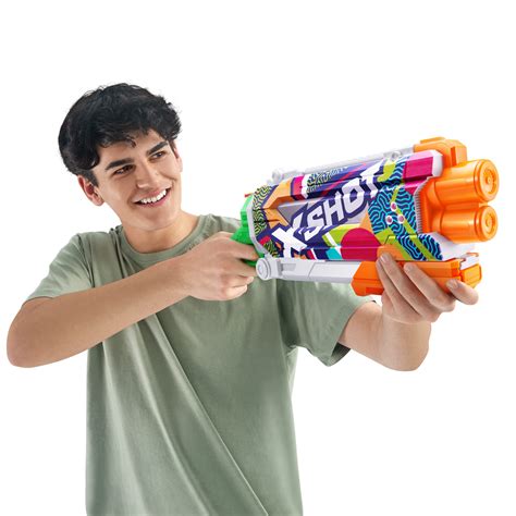 Snapklik.com : X-Shot Water Fast-Fill Skins Pump Action Water Blaster Ripple Water Camo By ZURU ...