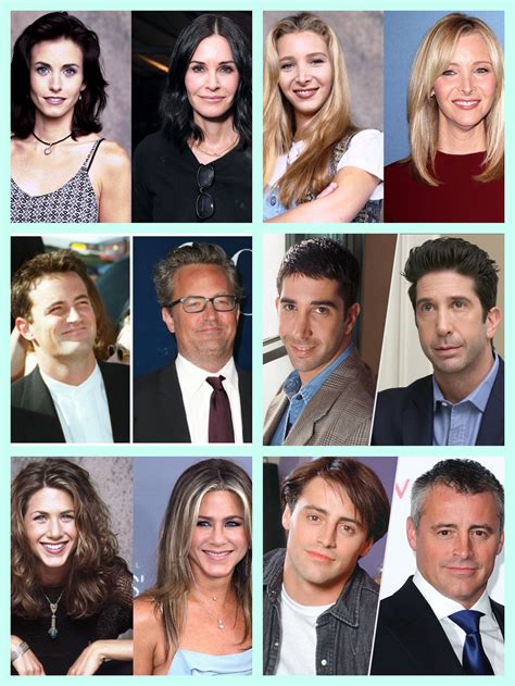 Then and Now | Joey tribbiani, Friends, Phoebe buffay