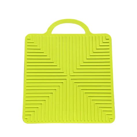 300x300mm Bench Mat with Handle. Green - Interlab NZ