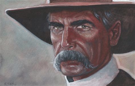 Sam Elliot Tombstone Watercolor Painting... by ssava on deviantART