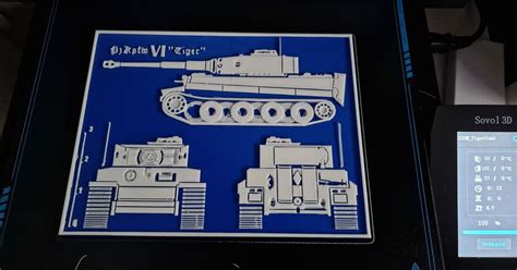 Pz Kpfw VI Tiger Panzer Tank 3D printable Blueprint by See Bär | Download free STL model ...