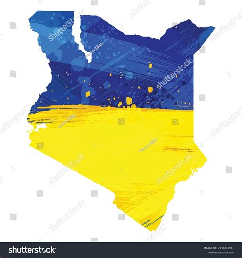 Vector Map Kenya Isolated Vector Illustration Stock Vector (Royalty ...