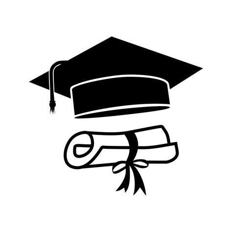 Graduation cap icon vector design illustration. Graduation cap icon isolated on white background ...