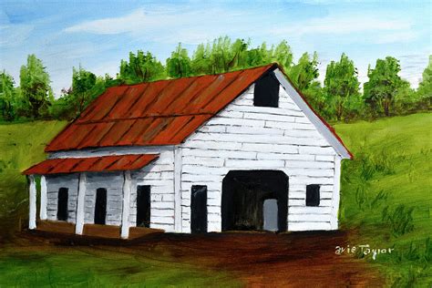 White Barn 1 Painting by Arie Reinhardt Taylor | Fine Art America