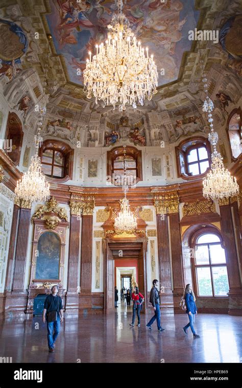 Belvedere vienna interior hi-res stock photography and images - Alamy