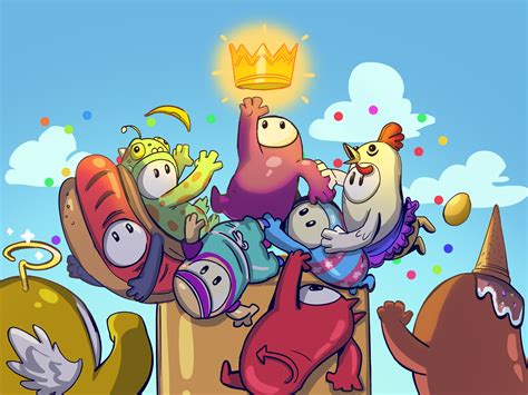 Fanart to hype you fall guys even more! Get the crown! : r/FallGuysGame