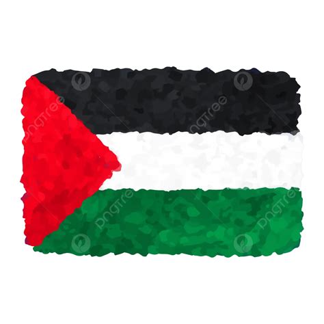 Palestine Flag Vector, Palestine Flag, Palestine, Palestine Flag Waving PNG and Vector with ...