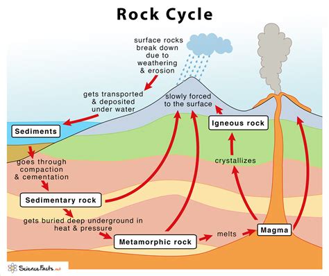 Formation Of Igneous Rocks Diagram