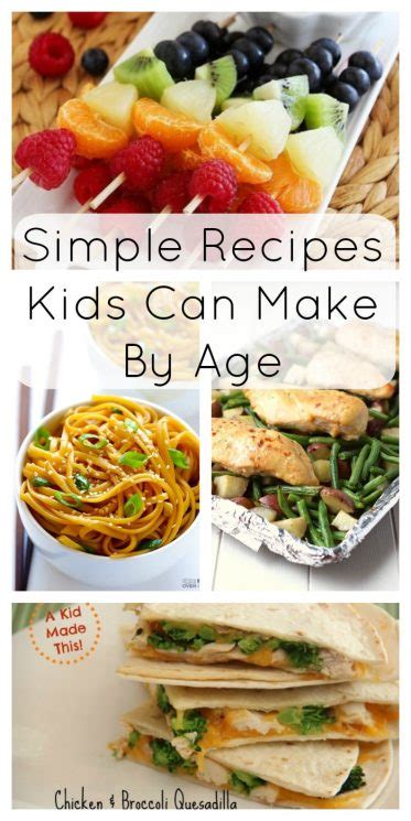 Simple Recipes Kids Can Make By Age - Super Healthy Kids