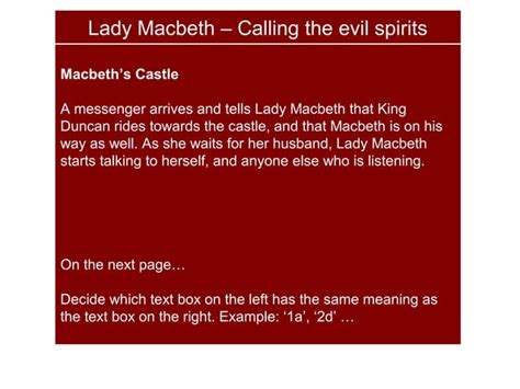 Lady Macbeth Soliloquy Part 1