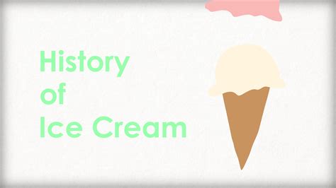 History of Ice Cream on Behance