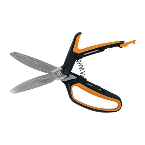 Fiskars 3.75-in Serrated Ergonomic Scissors in the Scissors department ...