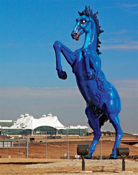 Denver New World Airport 32 Foot Statue of the Horse of the Apocalypse