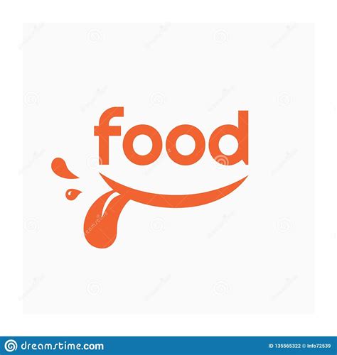 Food Logo with Smile. Label for Food Company Stock Vector - Illustration of expression, grocery ...