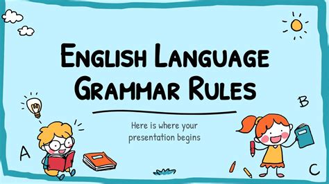 English Language Grammar Rules Google Slides & PPT template