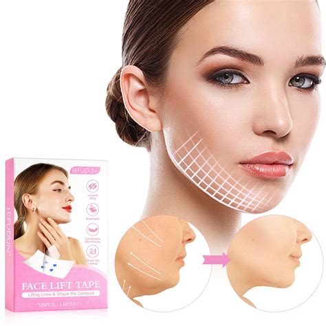 Face Lift Tape, Face Tape Lifting Invisible Waterproof, Makeup Neck Tape Instant Face Eye Lift ...