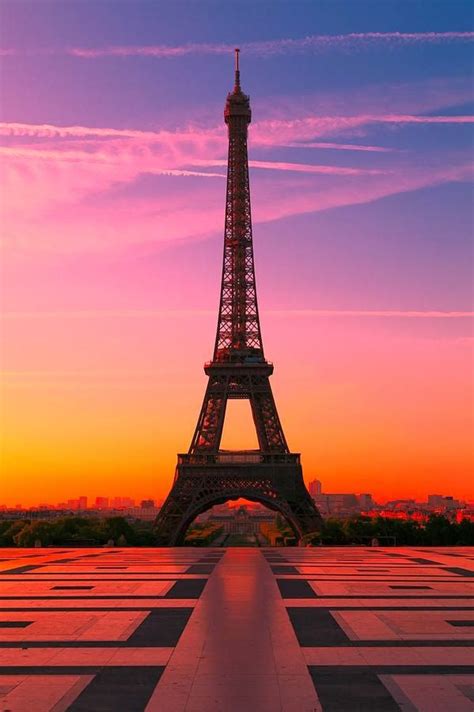 Paris Sunset | Paris sunset, Eiffel tower, Paris eiffel tower