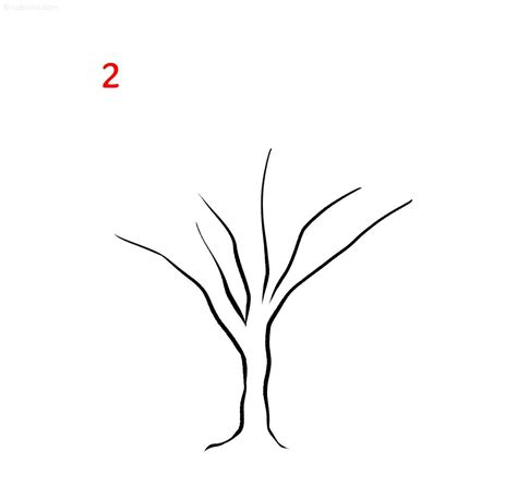 Easy Tree Drawing » How to draw a Tree