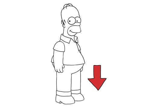 Homero Simpson Easy Drawing Homer Simpson Drawing Easy Drawings | Images and Photos finder