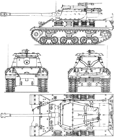 M36 tank destroyer blueprint Military Diorama, Military Art, Military History, M10 Wolverine ...