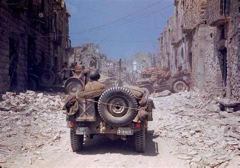 The Italian Campaign and the Road to Rome in rare color photos, 1943 ...