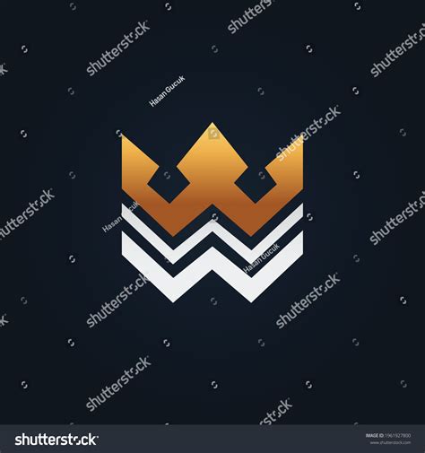 King Vector Logo Concept Design Stock Vector (Royalty Free) 1961927800 ...