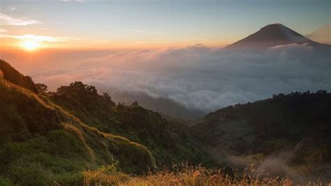 Golden sunrise at Sikunir, Dieng Plateau, Java, Indonesia, 08eb8b20708a0cb5ed2a3d27b365de50 ...