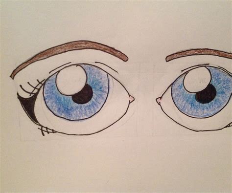 How to Draw Cartoon Eyes : 7 Steps - Instructables