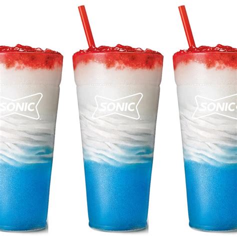 SONIC Is Releasing a Red, White & Blue Slush Float That Has a Vanilla Ice Cream Layer